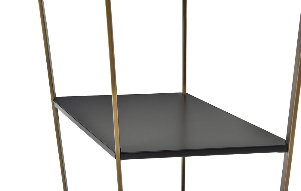 Стеллаж ST3096 матовая бронза/черный