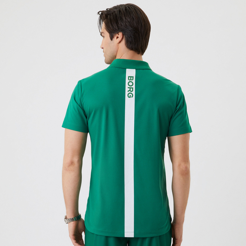 Мужское теннисное поло Björn Borg ACE Polo Men - Green