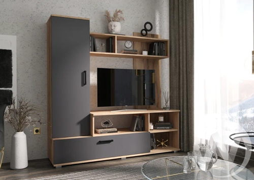 Гостиная Мини (дуб крафт/графит)