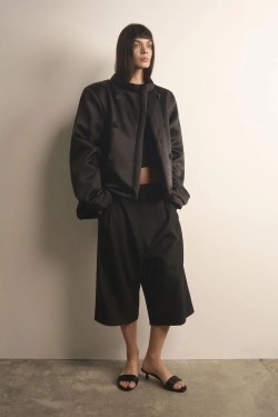 Атласная куртка Вивьен