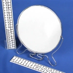 Зеркало настольное в металлической оправе «Модерн» круг, одностороннее d17см.