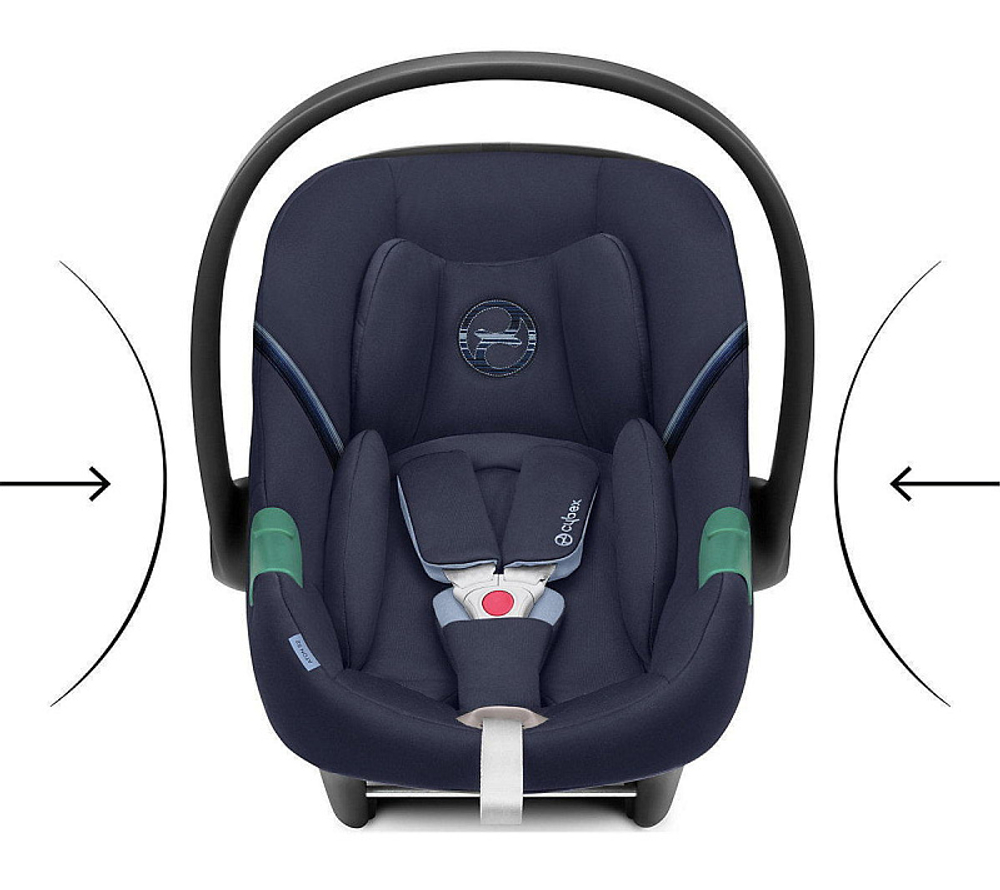 Коляска Carrello Vector 2025 CRL-6551 и автокресло Cybex Aton S2 Ocean Blue 3 в 1 Ultimate Grey