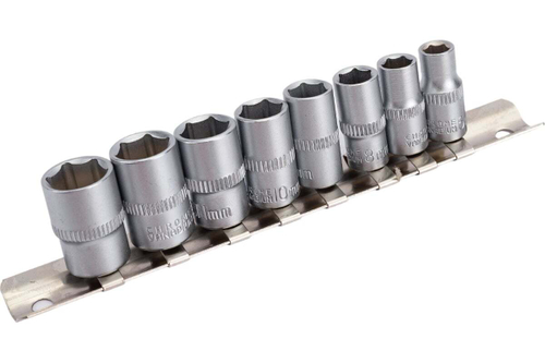 Набор шестигранных головок (8 пр; 6-13 мм; 1/4") СЕРВИС КЛЮЧ 77554