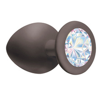 Анальная пробка 9,5см Lola Games Emotions Cutie Large Black Moonstone Crystal 4013-08Lola