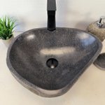 Раковина из речного камня RS-66014 48х38х15 из натурального камня