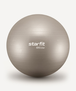 Фитбол GB-108 антивзрыв, 1500 гр, тепло-серый пастель, 85 см
