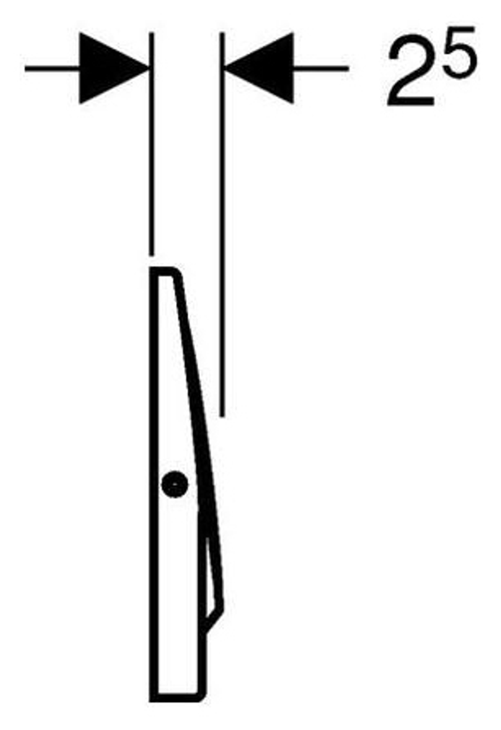 Панель смыва Geberit Mambo 115.751.00.1