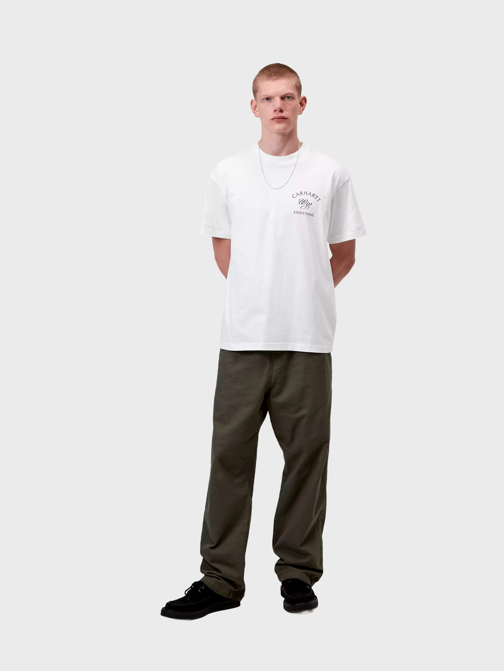 Футболка Carhartt WIP Eightynine White