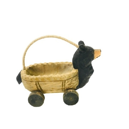 Корзина Мишка на колесах