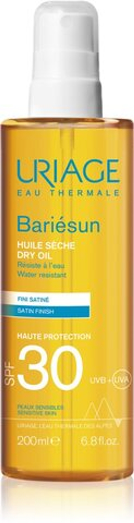 Uriage Bariesun Dry Oil SPF 30 - масло для сухого загара SPF 30 /   200  ml  / GTIN 3661434002557