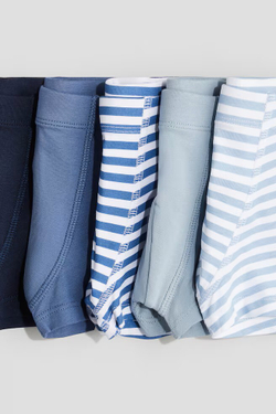 H&M Набор из пяти трусов-боксеров, синий