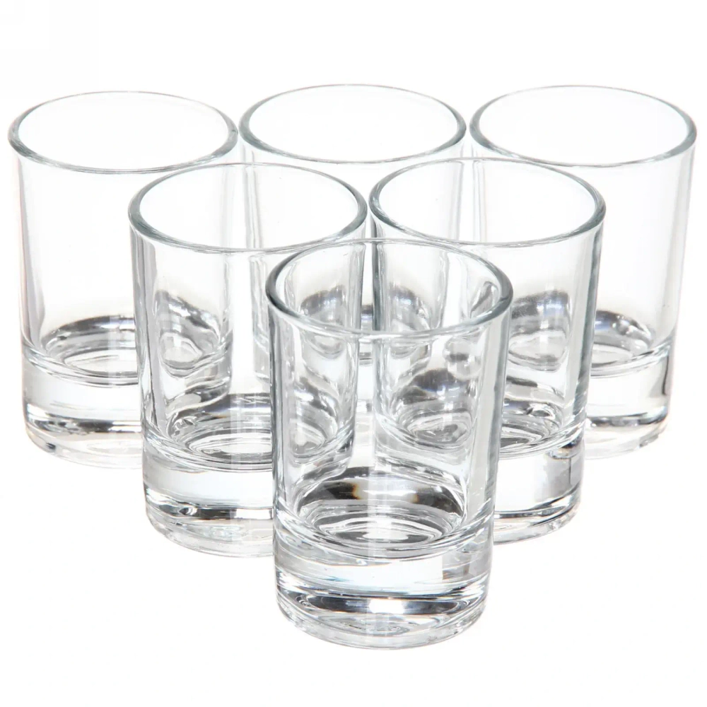 Набор стопок 6шт 55мл «Бэйзик» 52837