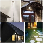 Прожектор LED с датчиком движения SFL80-50 IP65 50W 6400K черный SAFFIT