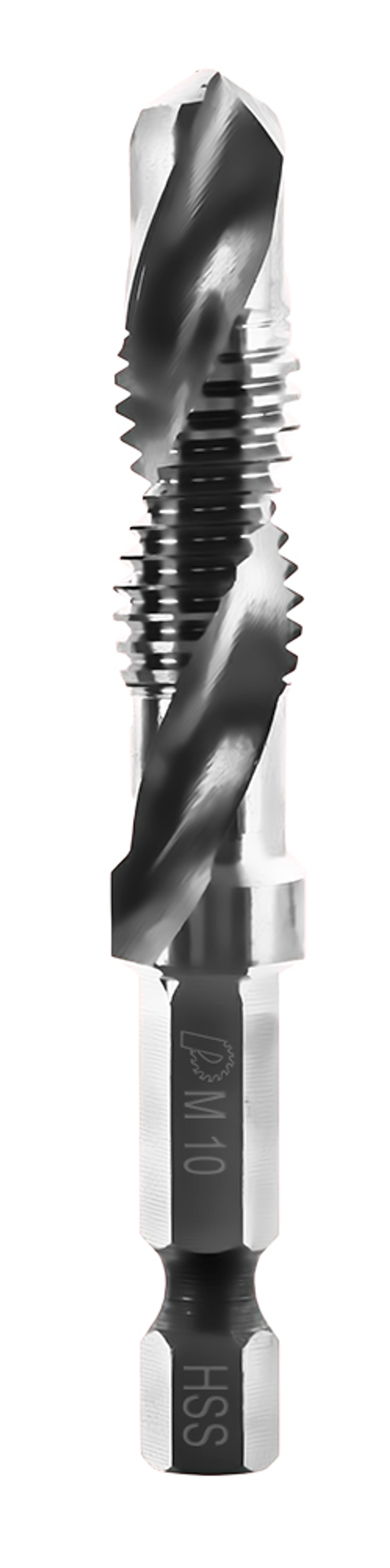 Сверло метчик М10, хвостовик HEX 1/4' Практика (1,5х72мм)