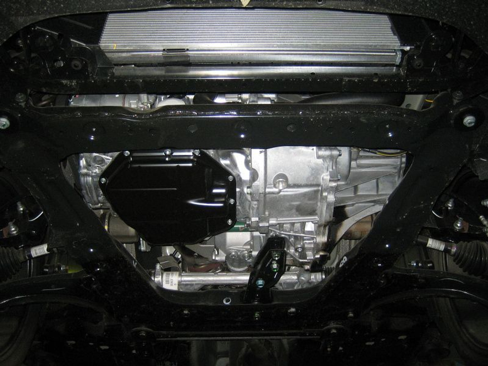 Защита картера и КПП Sheriff для Nissan Qashqai I (J10) 2007-2014 арт.15.1345