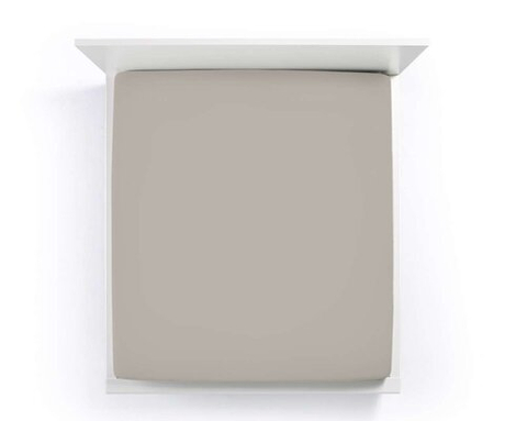 Простыня на резинке 180x200-200x220 Formesse Bella Donna Jersey 0125 platinum