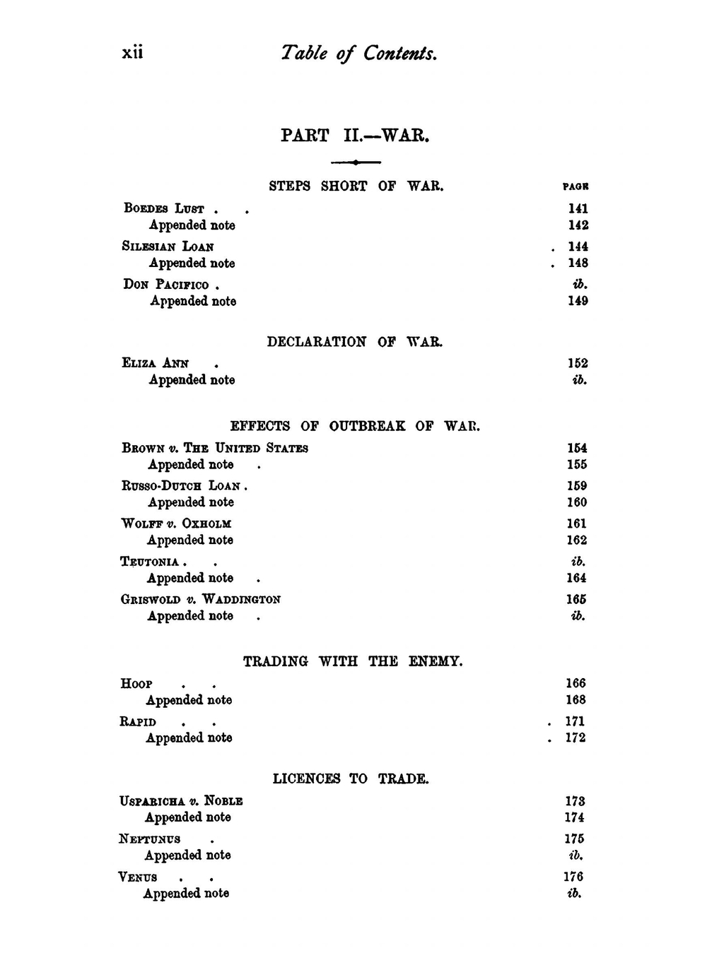 Leading Cases and Opinions on International Law | Cobbett Pitt
