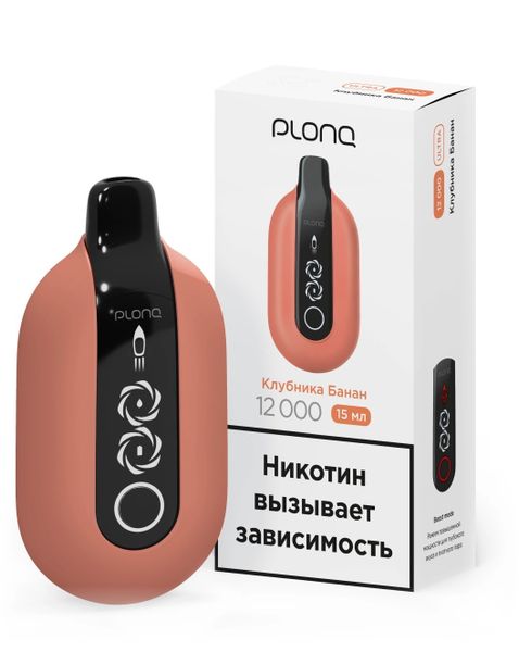 Купить Одноразовый Pod Plonq Plonq ULTRA 12000 - Клубника Банан (12000 затяжек)