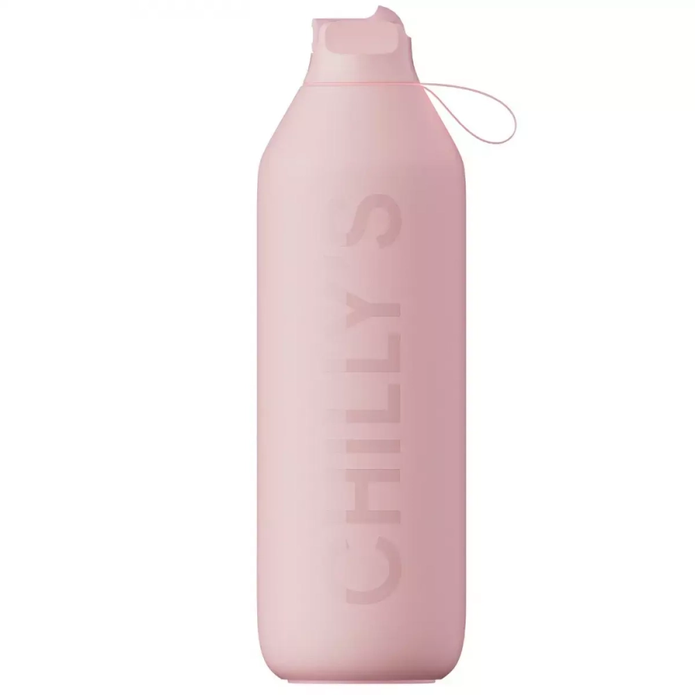 Chilly's Bottles - Спортивная бутылка Series 2 1л, розовая / артикул   B1000S2SPBPNK  / GTIN 739406095746