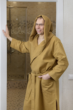 Халат из крапивы для бани, сауны, дома