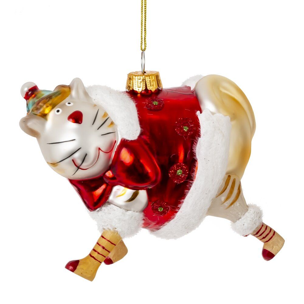 GAEM Украшение новогоднее "Кот", L11 W6 H10 см