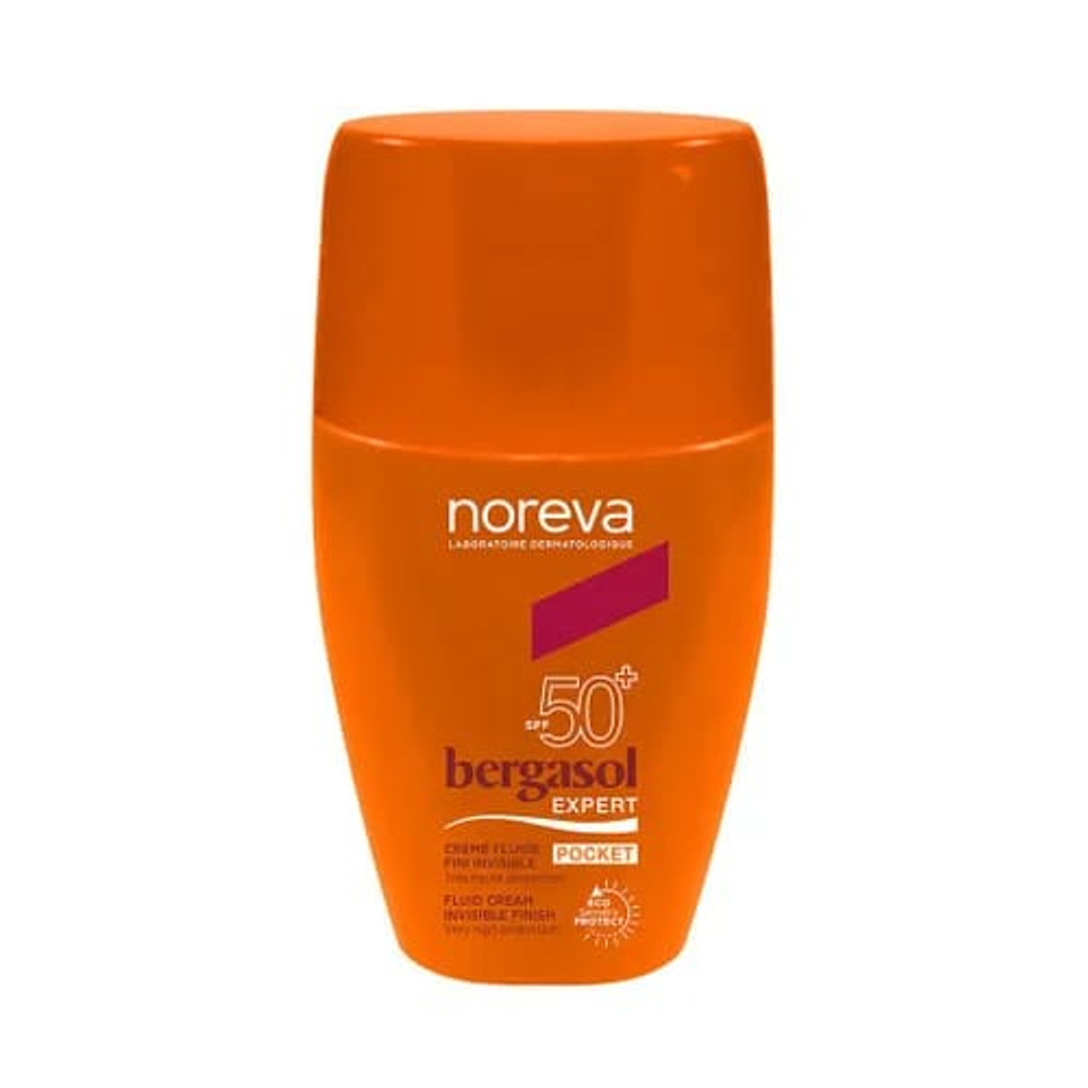 NOREVA БЕРГАСОЛ ЭКСПЕРТ Солнцезащитный легкий крем SPF50+ компактный 30 мл