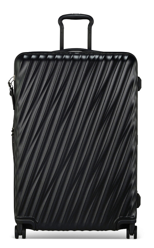 Чемодан большой расширяемый/Text black