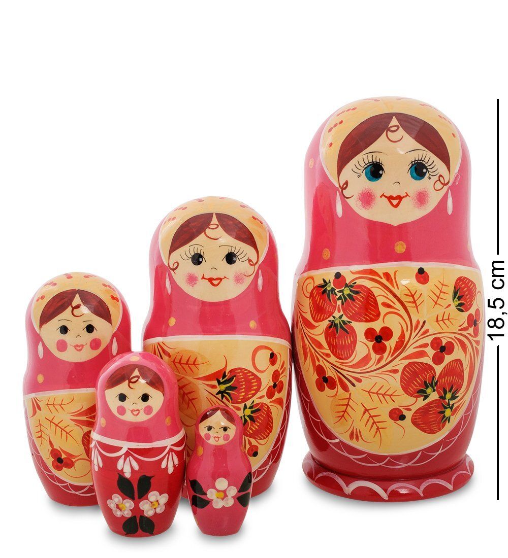 Народные промыслы МР-10/19 Матрешка 5-кукольная (Семеновская)