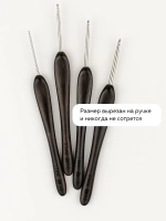 крючок с ручкой из эбенового дерева