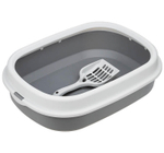 Лоток для кошек ЛЯ-МУРР 480х355мм с низким бортом + подарок (совок) М1832