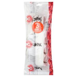 Удлинитель электрический ЭРА U-3e-3m-3x1 с заземлением 3 розетки 3м ПВС 3x1мм2 16А | Бытовые удлинители