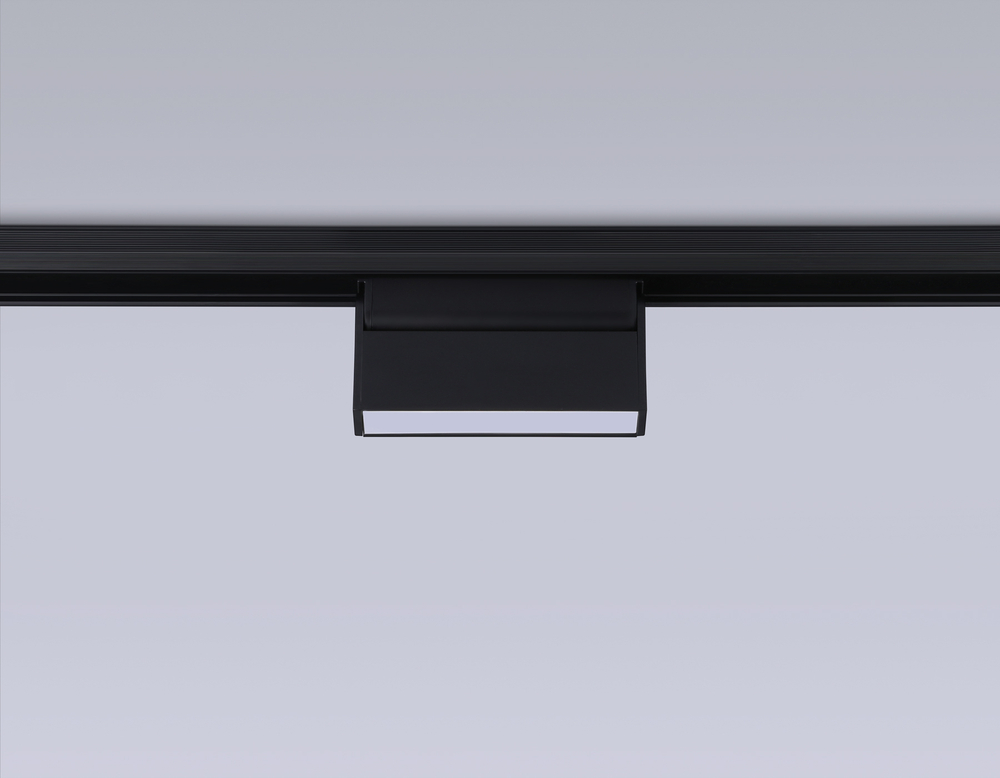 Светильник светодиодный трековый для шинопровода Magnetic GL4059 BK черный IP20 6W 4200K 48V 115*22*105