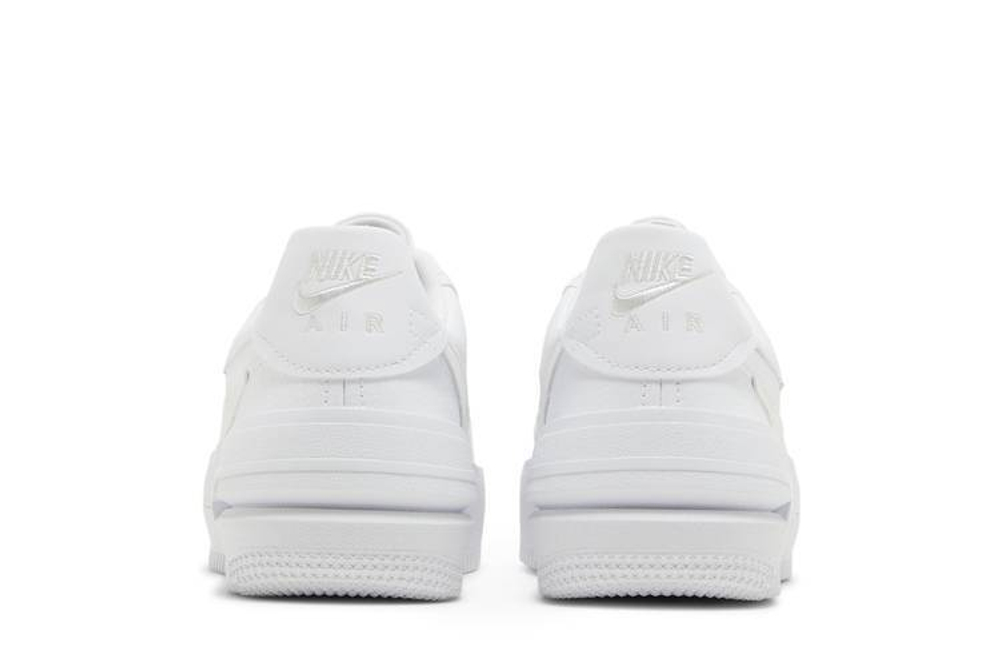 Кроссовки Nike Air Force 1 Plt.Af.Orm "Triple White" (Женская размерная сетка)
