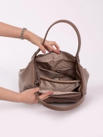 Сумка большая через плечо шоппер мешок