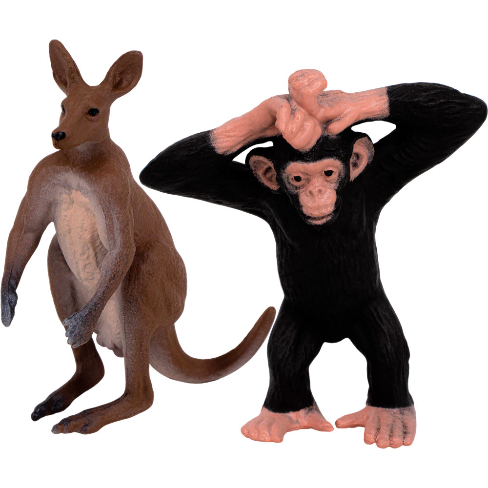 Набор животных Levatoys MK2207-15 Дикие в пак.