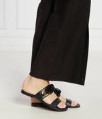 Шлепанцы кожаные monyca See By Chlo\u00e9 - черный(SB42011A 19098)