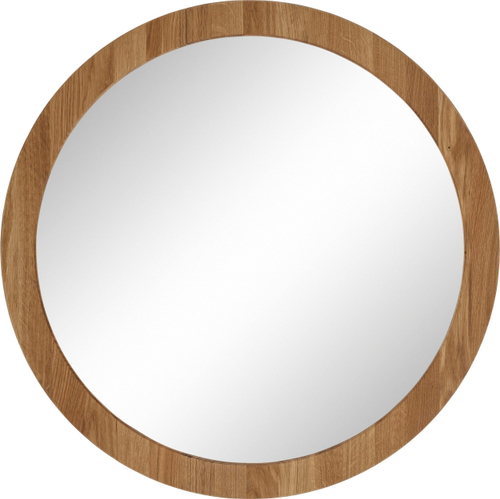 Зеркало круглое Миллиси 70х70 см из массива дуба