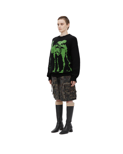 'SILK' knitted sweater