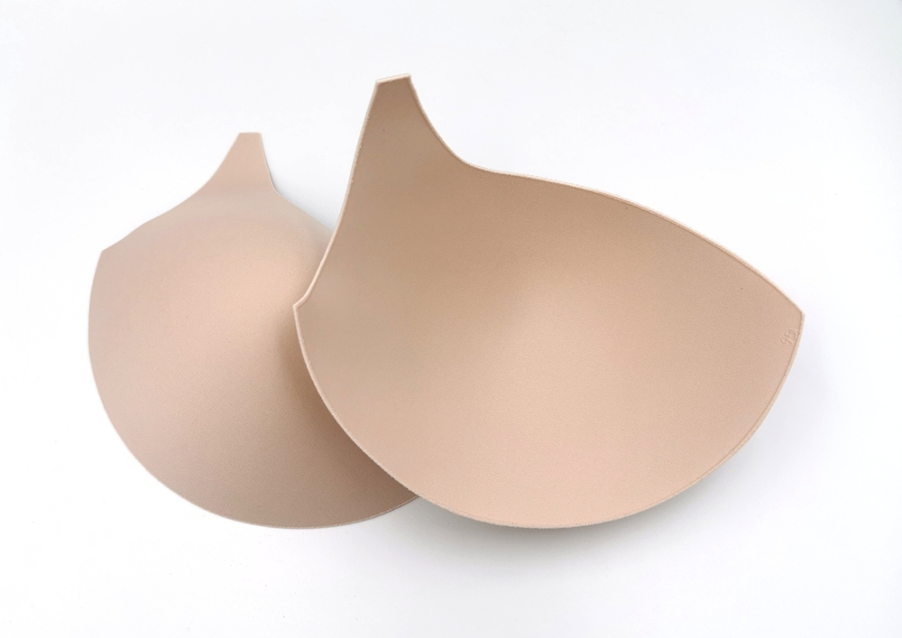 Корсетные чашки, с уступом под бретель, серебристый пион (AN47-168.100), 90D, 95С, 100B, 105А