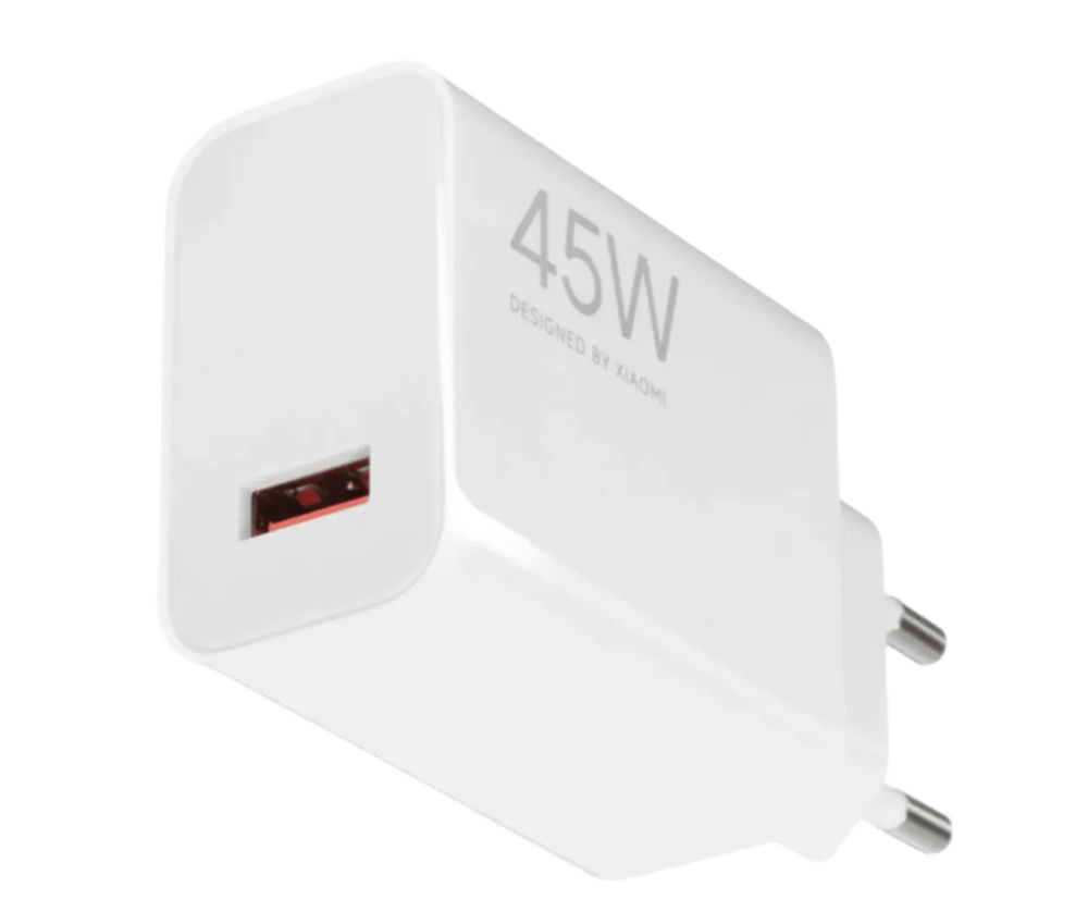 Сетевой адаптер питания Mi USB 45W + кабель Type-C (белый)