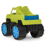 Пластмассовая игрушечная машина "Джип маленкий 2" зелено-голубой (15*10*11 см) сетка