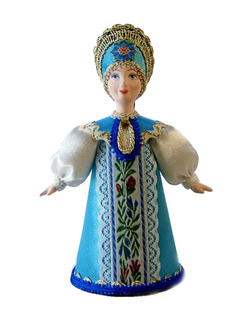 Кукла интерьерная. Девушка в традиционном русском костюме.