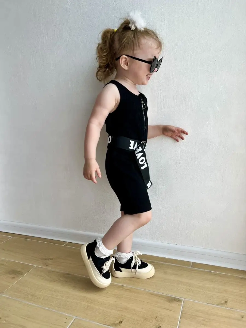 Комбинезон летний в рубчик