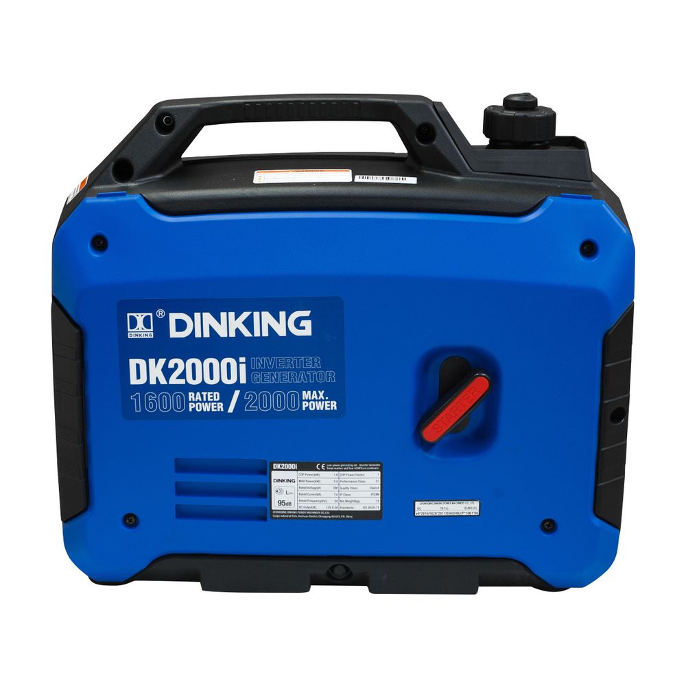 Генератор бензиновый инверторный Dinking DK2000i - [1.6 кВт / 220V] руч. старт