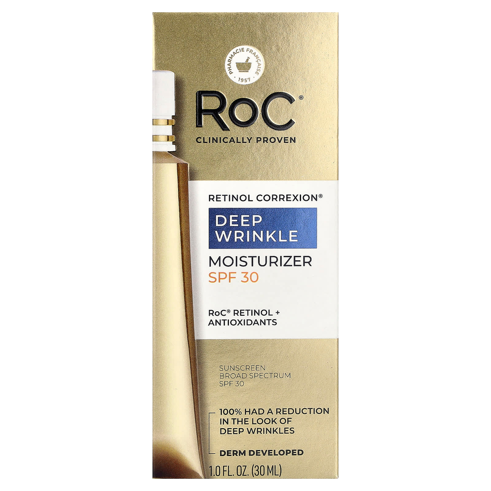 RoC, Retinol Correxion®, увлажняющее средство против морщин, SPF 30, 30 мл (1 жидк. унция)