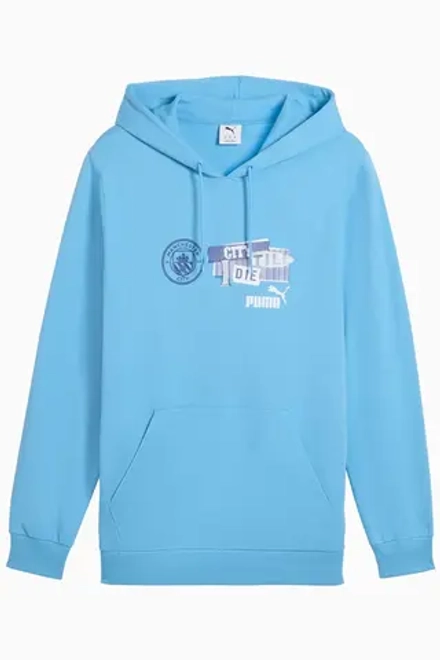 Кофта Puma Manchester City 24/25 ftblNRGY - голубой
