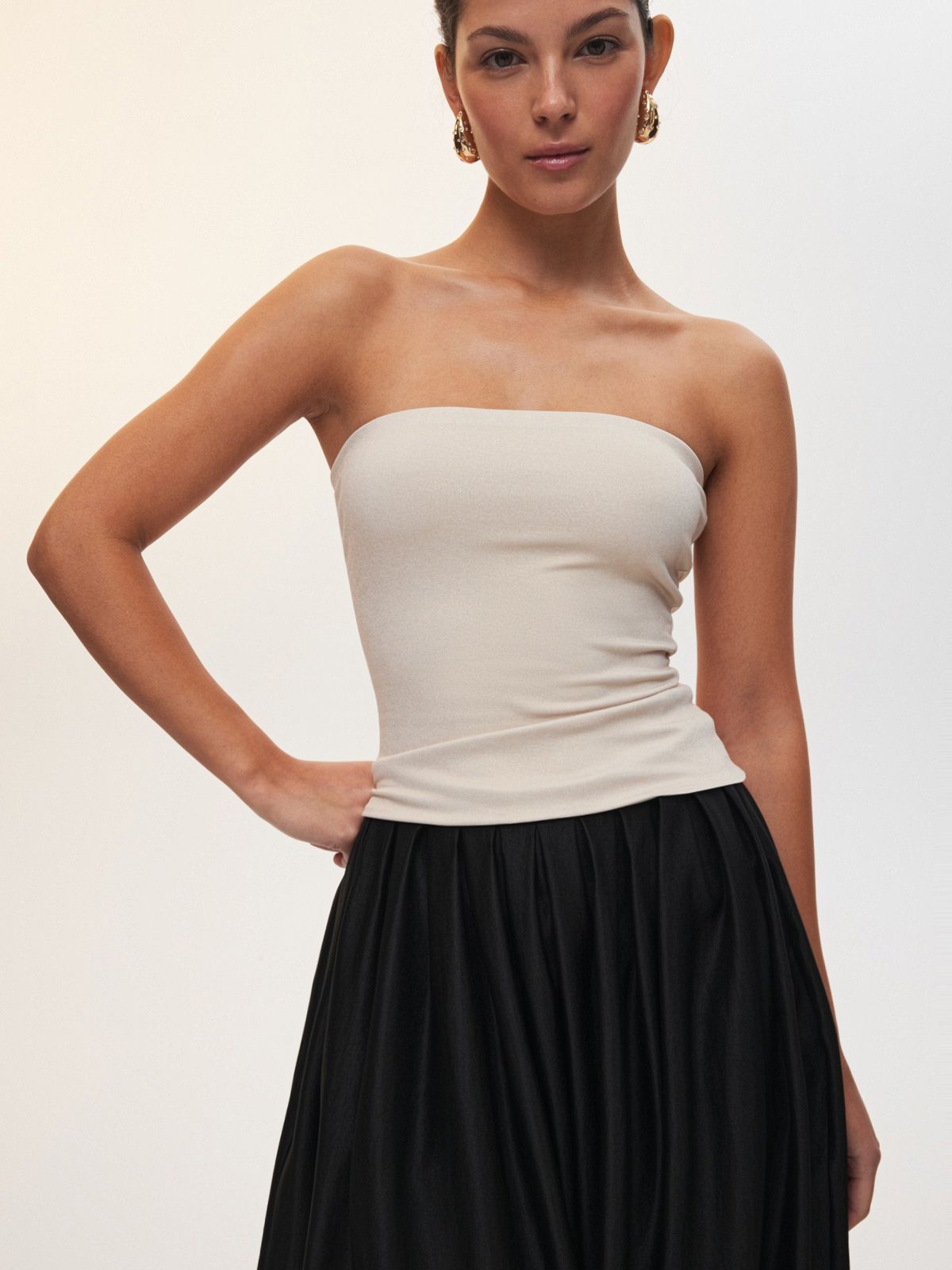 Глянцевый топ-бандо Golden Glow