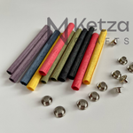 Круглый цветной деревянный фитиль