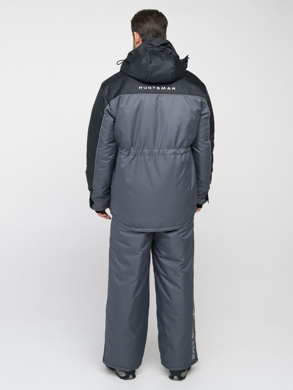 Костюм зимний Полюс LUX ткань Cell цвет Серый/Черный