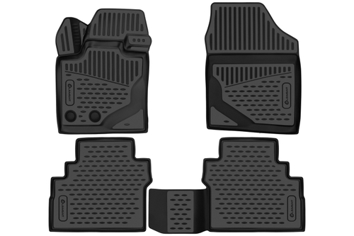 Коврики 3D в салон для МОСКВИЧ 3е 2022-, Внедорожник 5 дв., 4шт. (полиуретан) AFM3DA67650210K